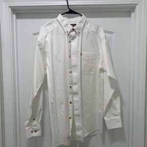 Ariat Men's White Button Down Shirt